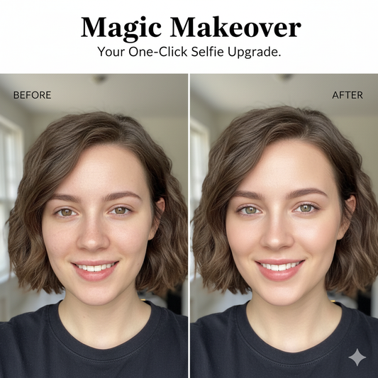 The "Magic Makeover" (Selfie enhancement)